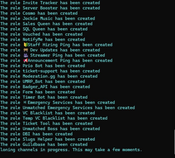 Discord Server Clone Tool